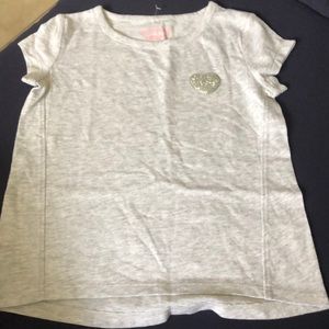 Heart gray t shirt 3T
